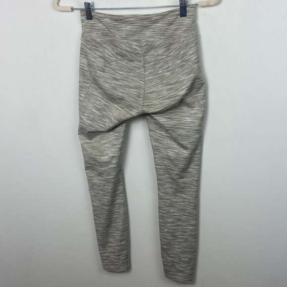 Outdoor Voices Tan Tech Sweat 3/4 Leggings Size S High Rise Tight Athletic Small - Picture 8 of 11